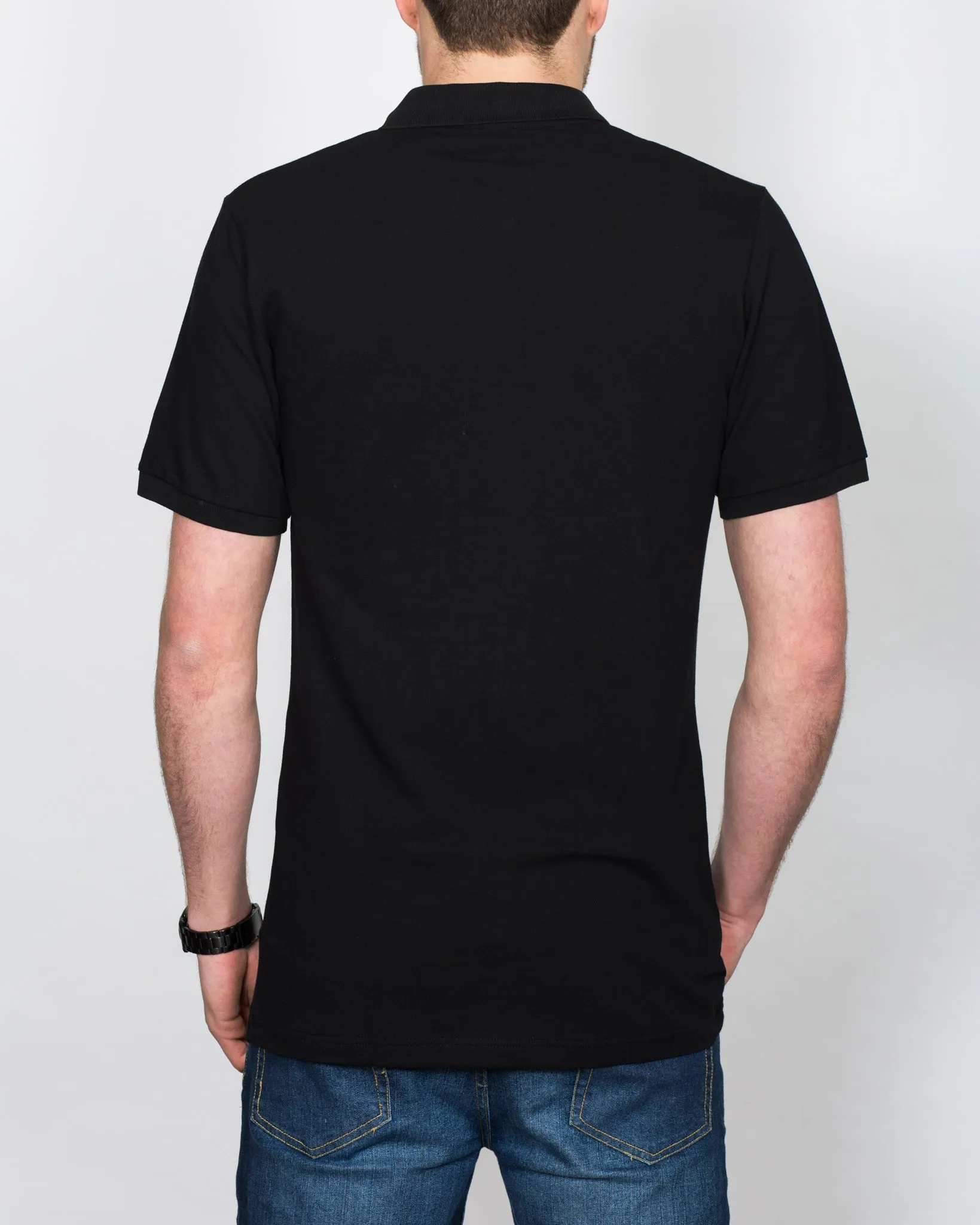 2t Slim Fit Tall Polo Shirt (black)