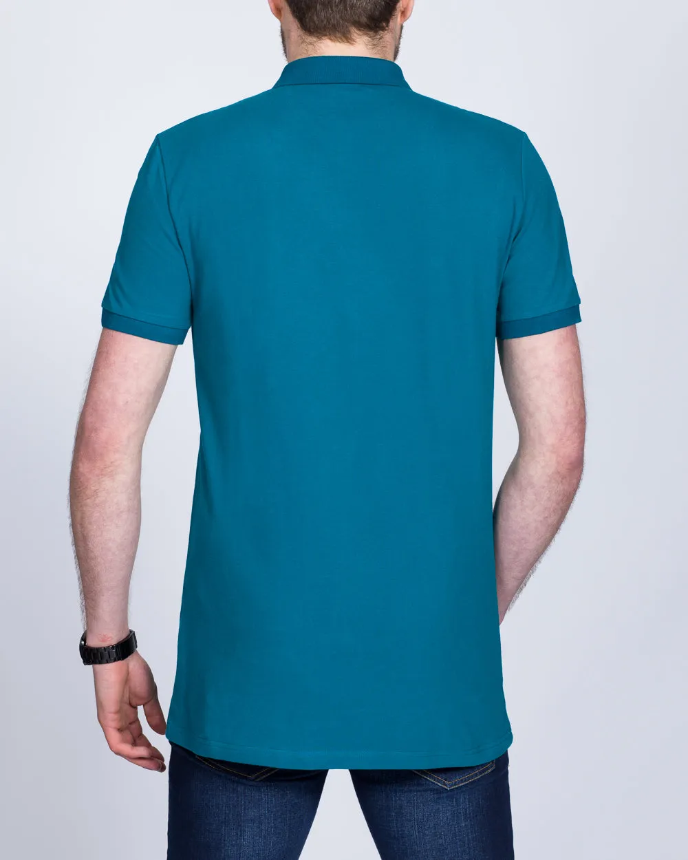 2t Slim Fit Tall Polo Shirt (petrol)