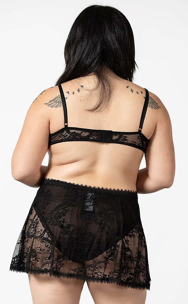 Afterlife Lace Nightdress [Plus-Size]