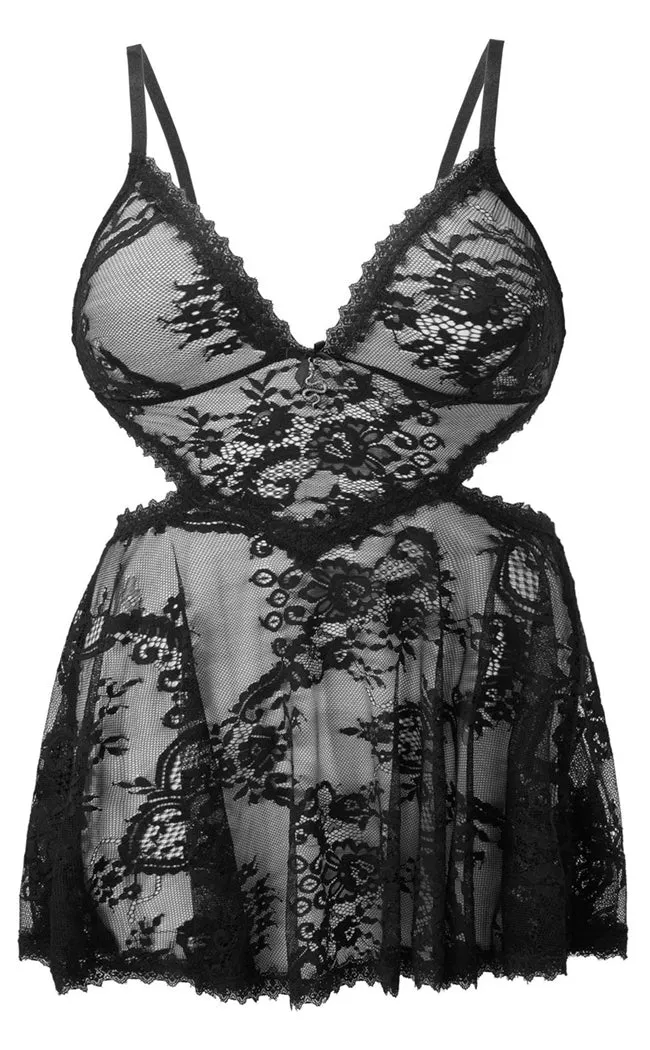 Afterlife Lace Nightdress [Plus-Size]