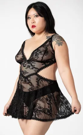 Afterlife Lace Nightdress [Plus-Size]