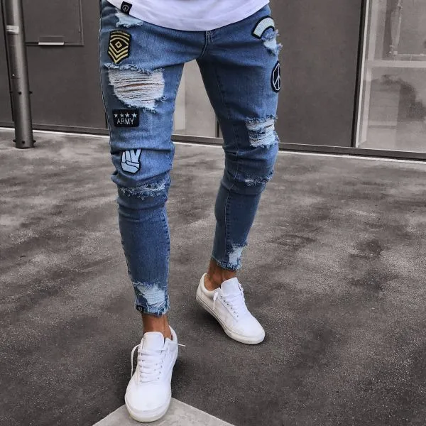 Antonios Parker Ripped Jeans