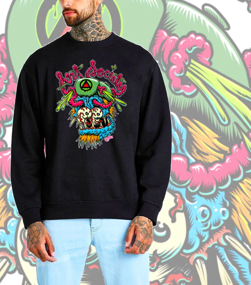 Art Society BRAINZ SWEATER BLACK