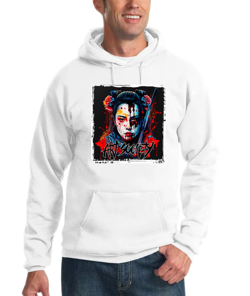 Art Society GEISHA WARRIOR VOL.1 HOODIE WHITE