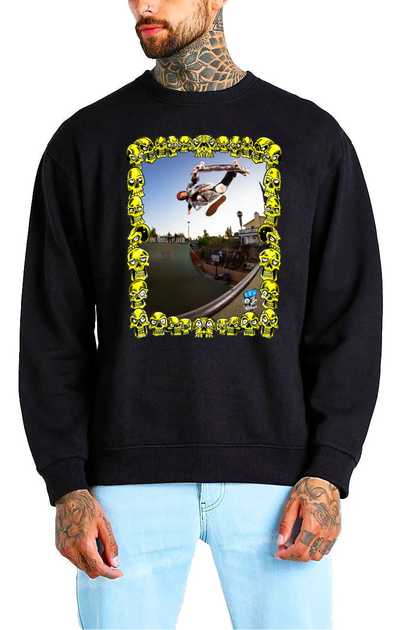 Art Society LEGENDS OF SKATE VOL. 1 HOSOI CREW SWEATER BLACK