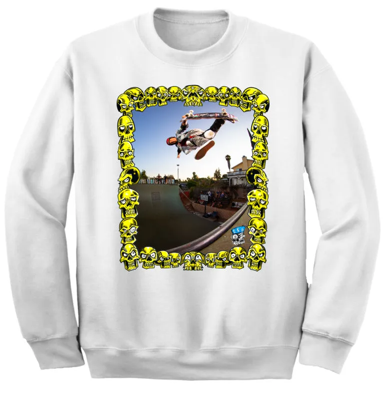 Art Society LEGENDS OF SKATE VOL. 1 HOSOI CREW SWEATER WHITE