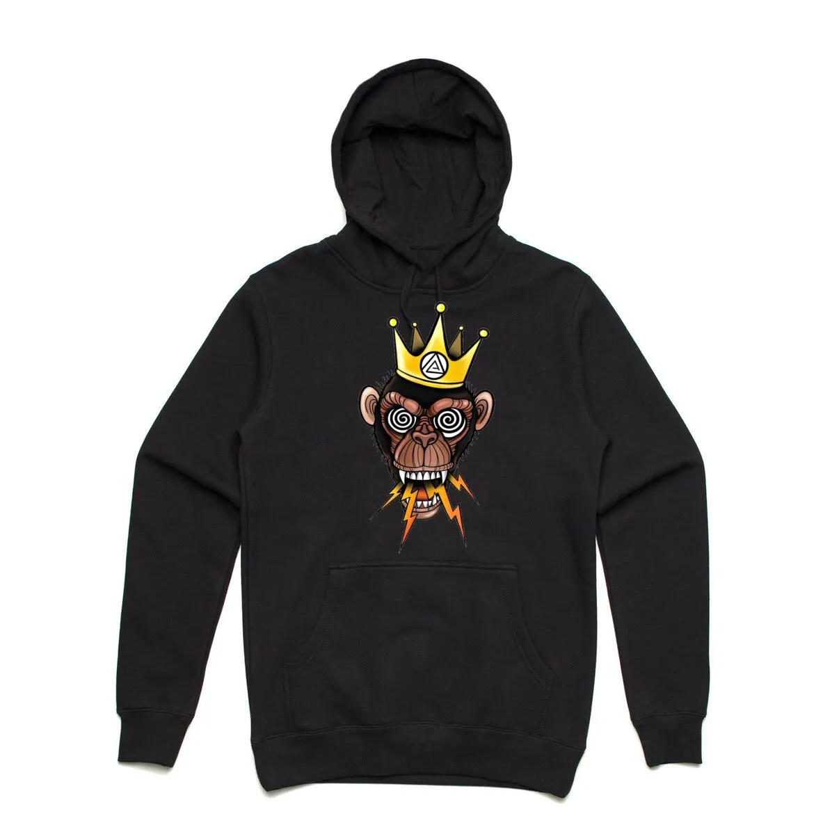 Art Society x Retro Kings THE MAD KING HOODIE BLACK