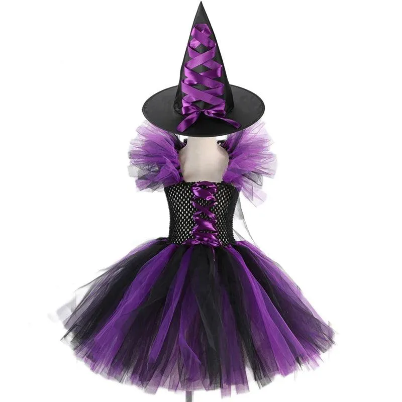 Bewitching Purple Witch Ensemble for Kids - Halloween Costume From Costume Glamour