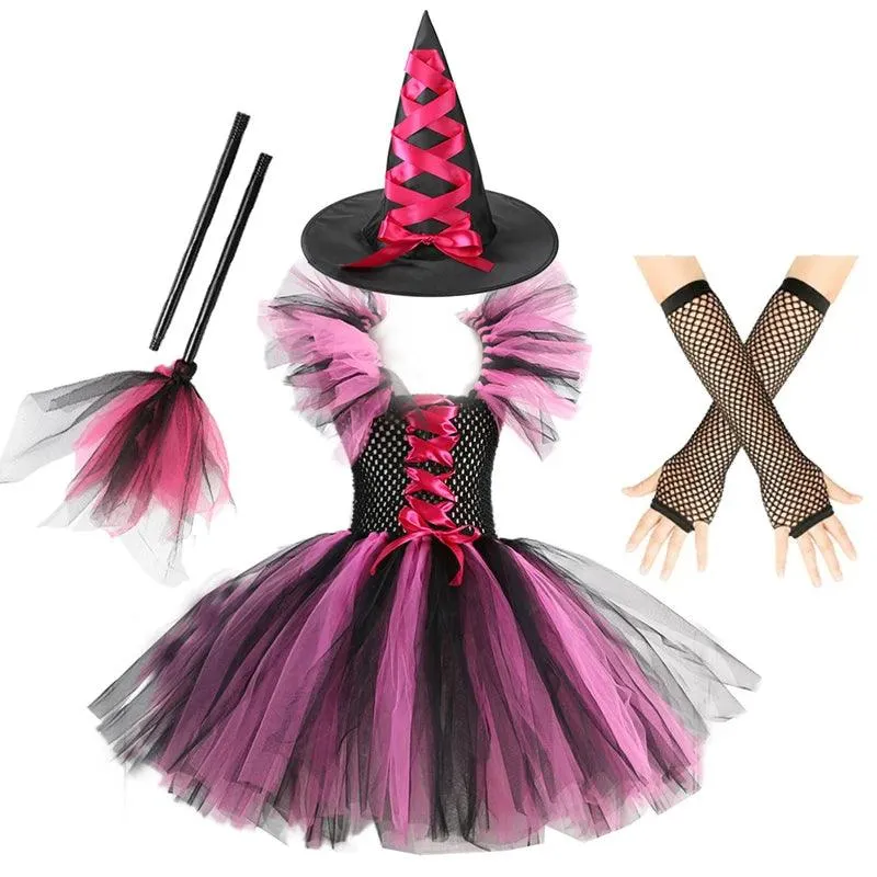 Bewitching Purple Witch Ensemble for Kids - Halloween Costume From Costume Glamour