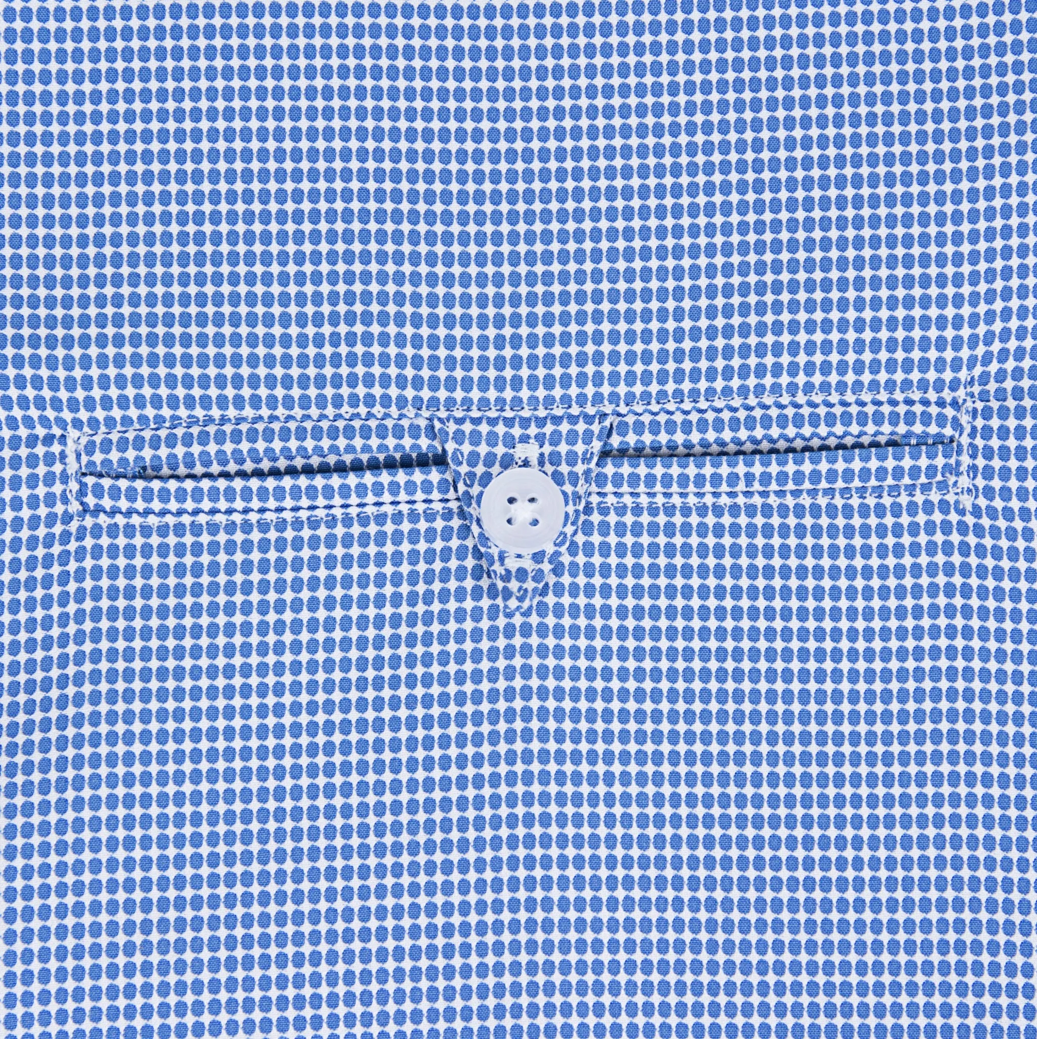 Blue Oval Design Men's Shirt