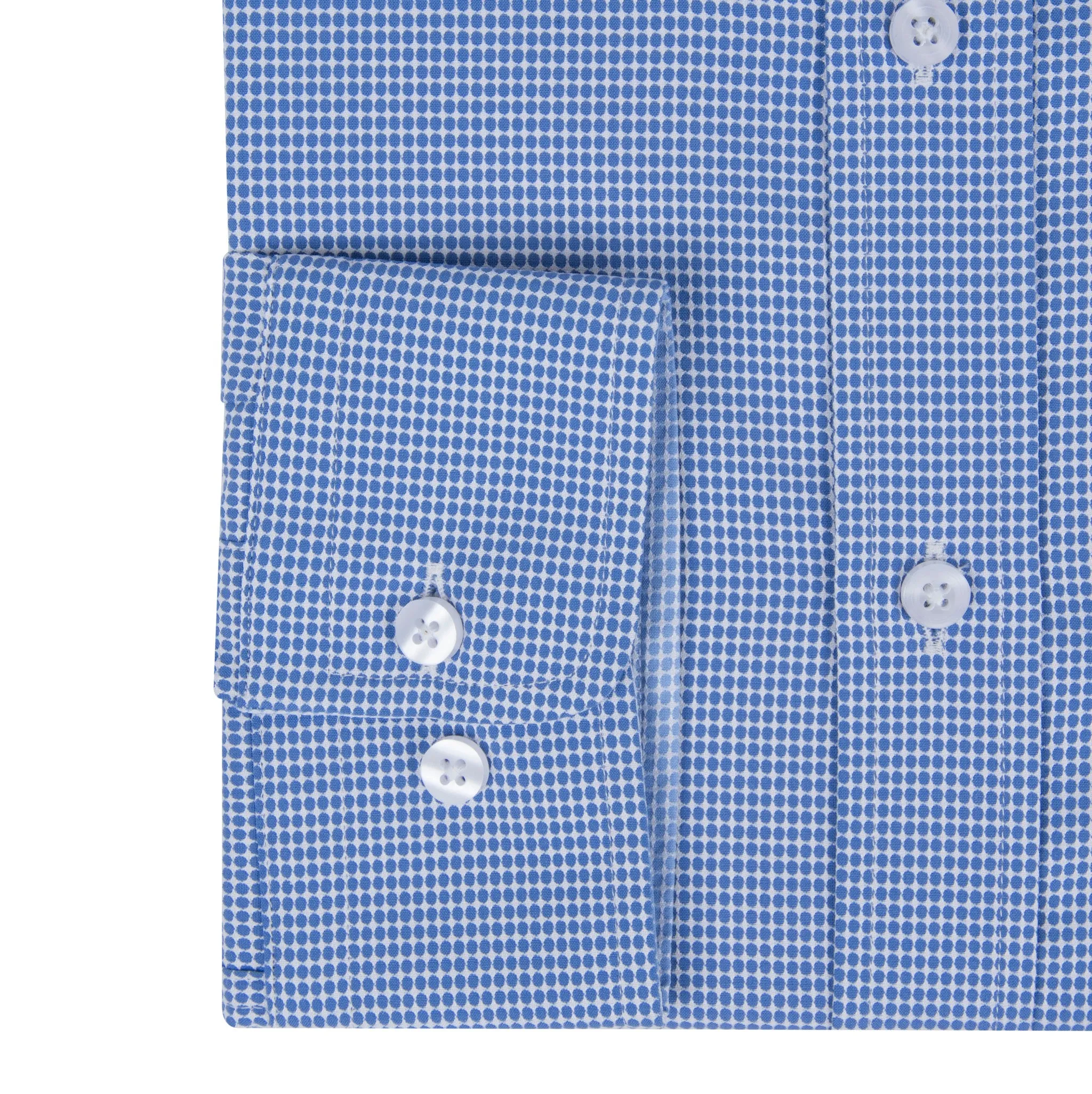 Blue Oval Design Men's Shirt