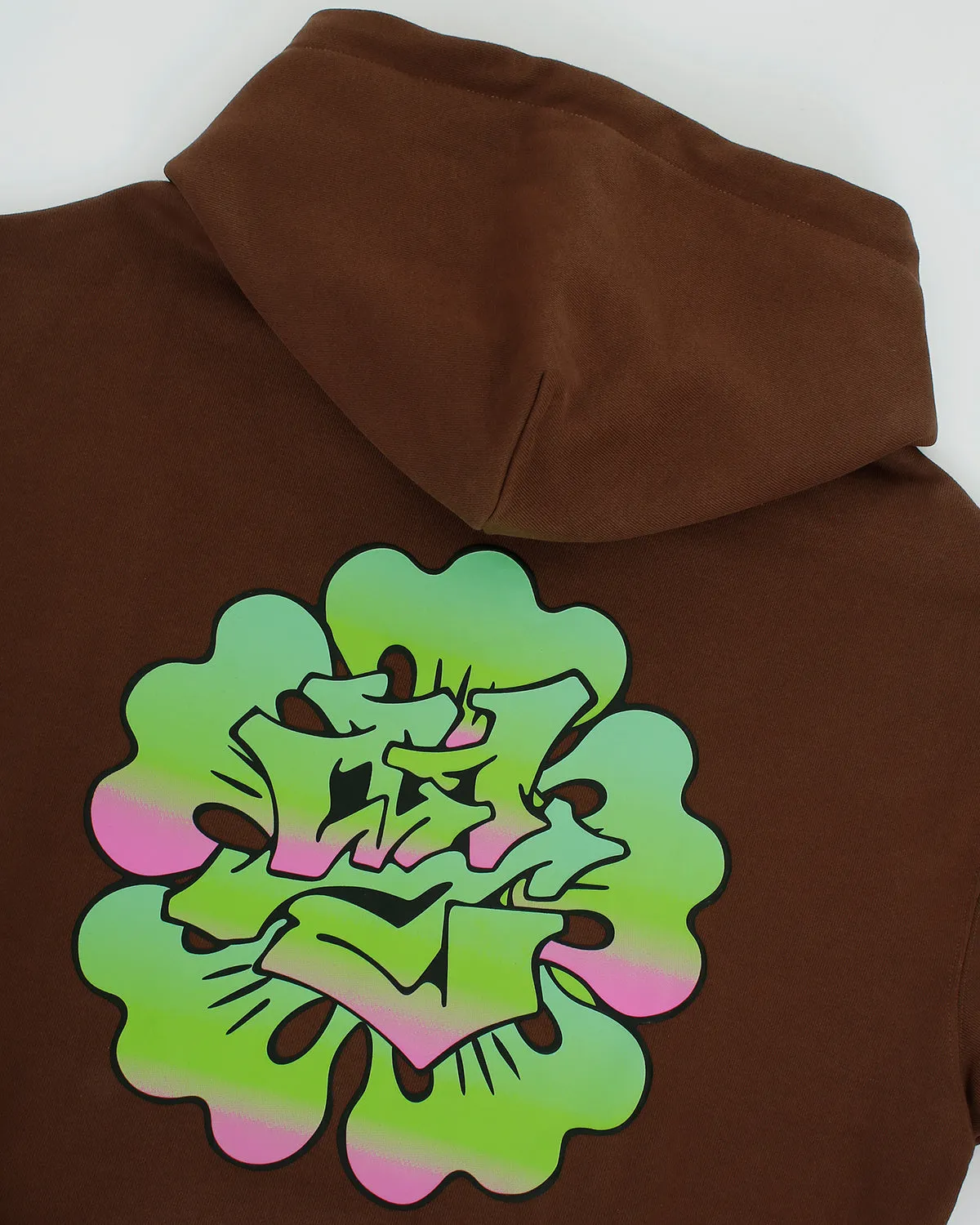 Boba Brown Graffiti Logo Hoodie