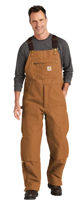 Carhartt® Firm Duck Insulated Bib Overalls