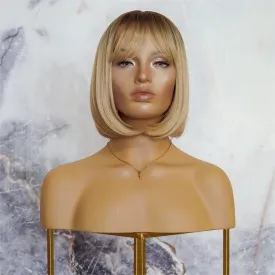 CHANEL Blonde Ombre Fringe Wig