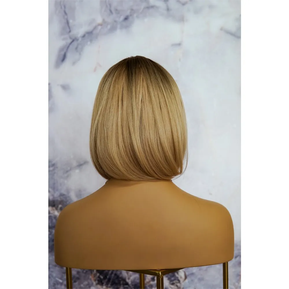 CHANEL Blonde Ombre Fringe Wig