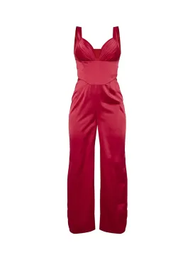 Chi Chi jumpsuit, red