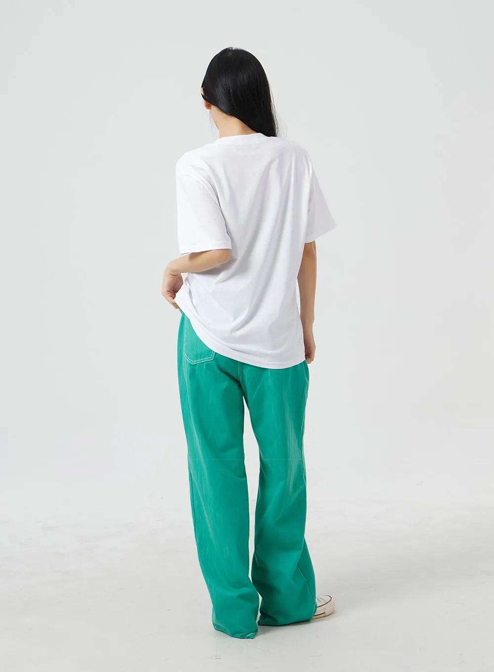 Colorful Wide Leg Cotton Pants BM304