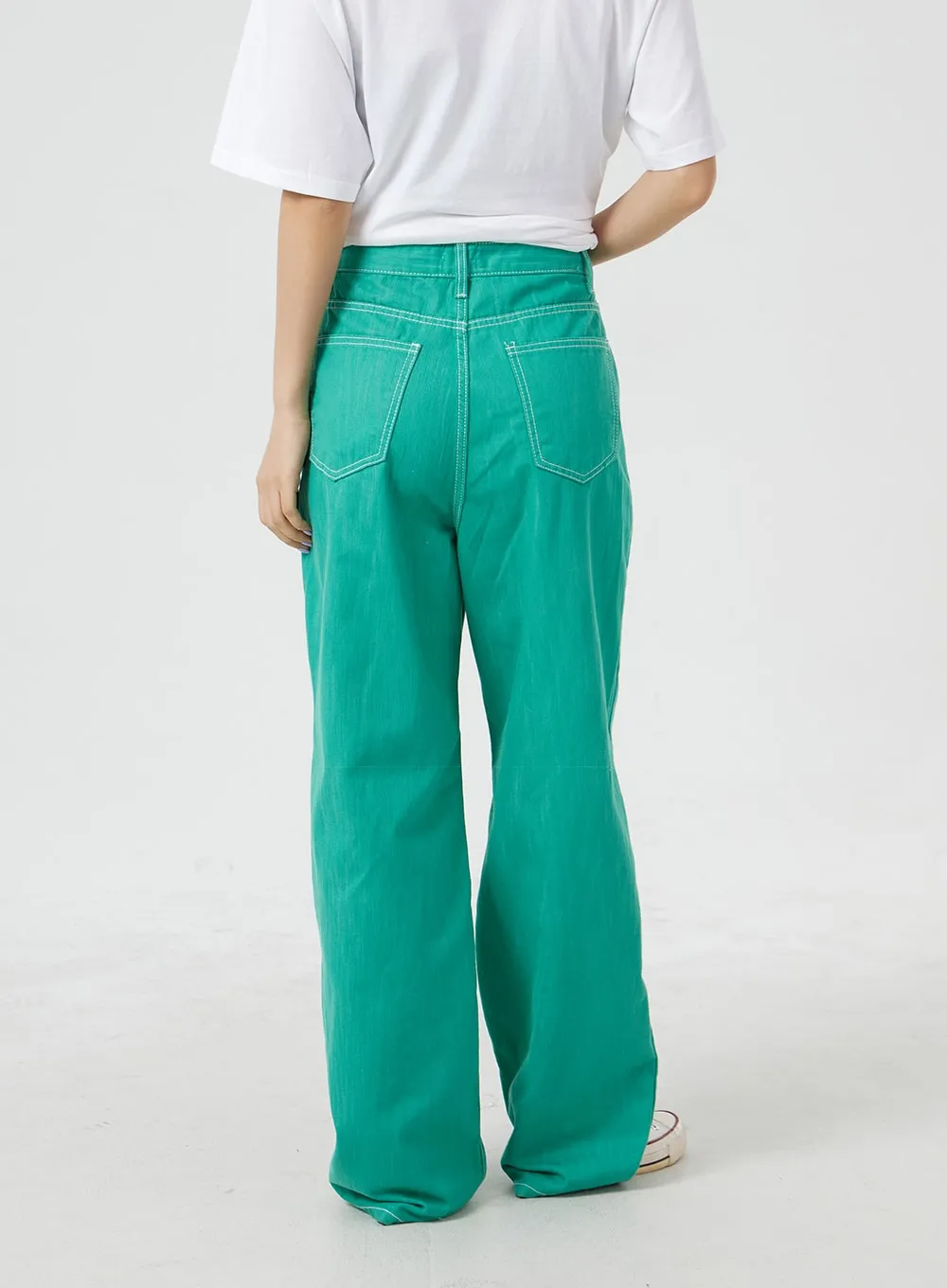 Colorful Wide Leg Cotton Pants BM304