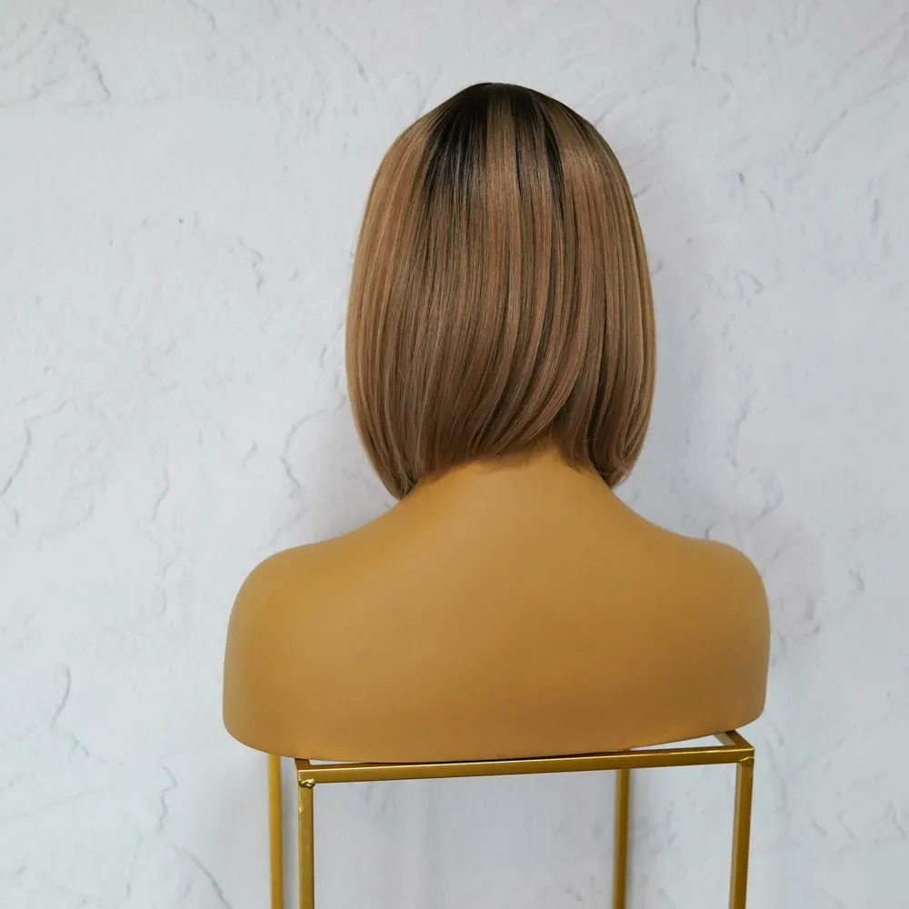 COURTNEY Ombre Caramel Fringe Wig