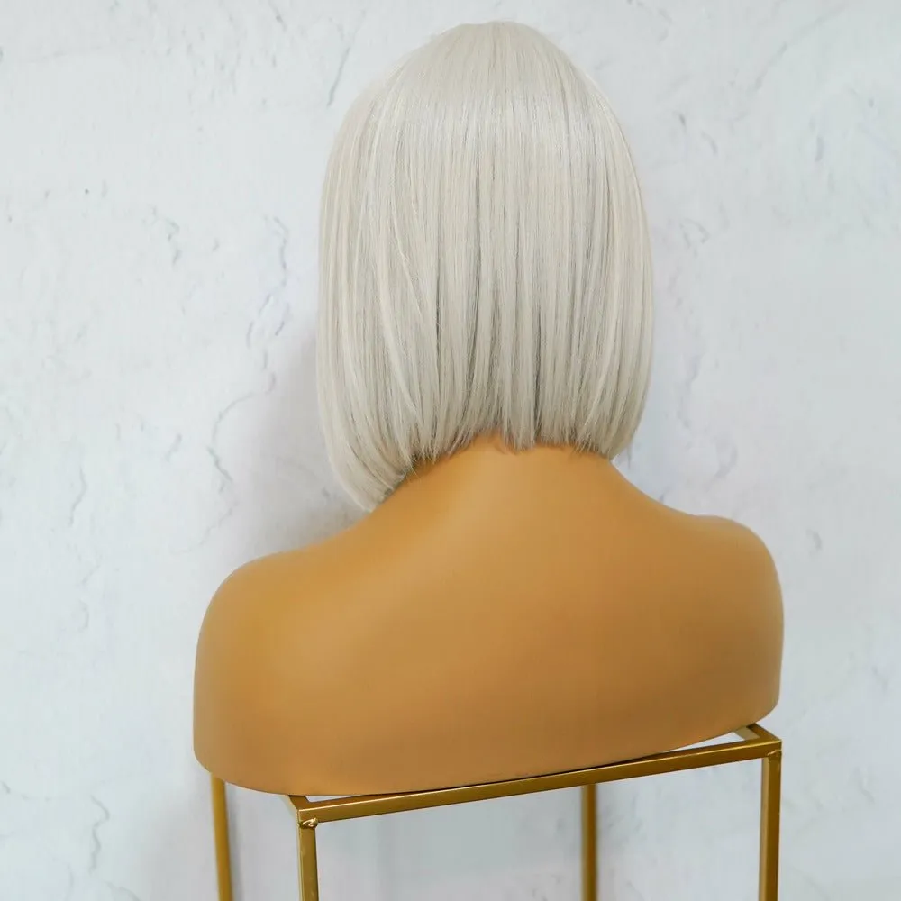 COURTNEY White Blonde Fringe Wig