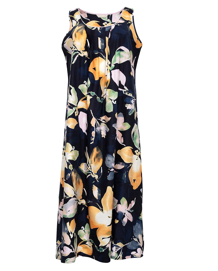 Estelle Floral Print Long Nightdress