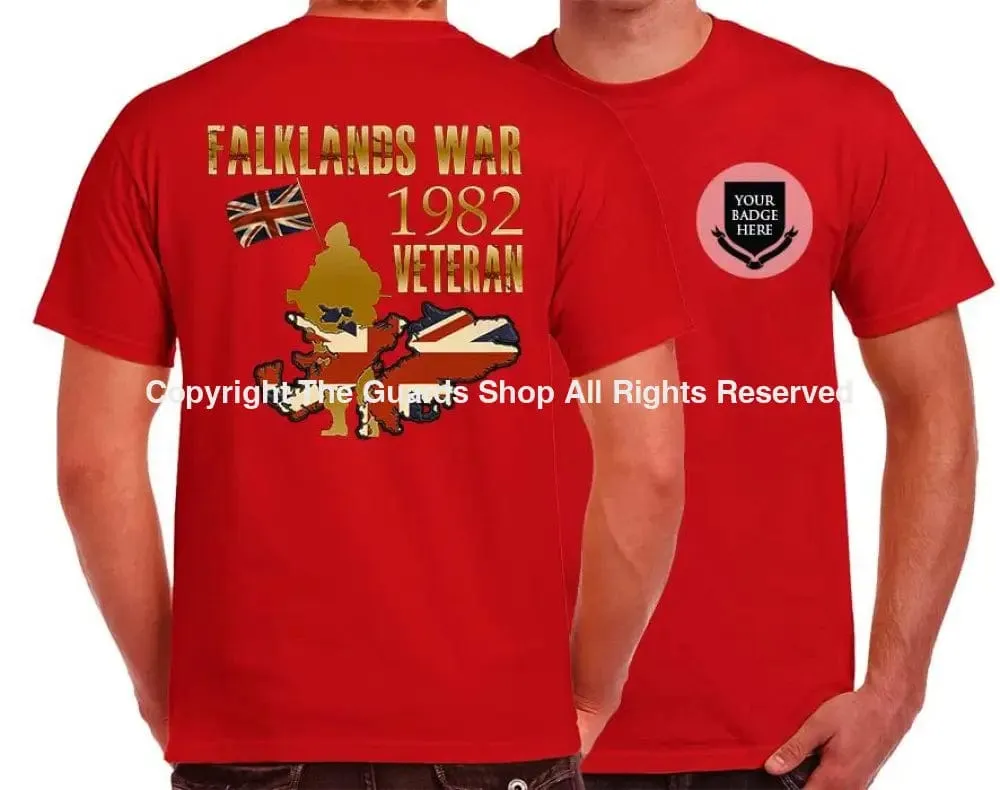 FALKLANDS WAR VETERAN Double Print T-Shirt