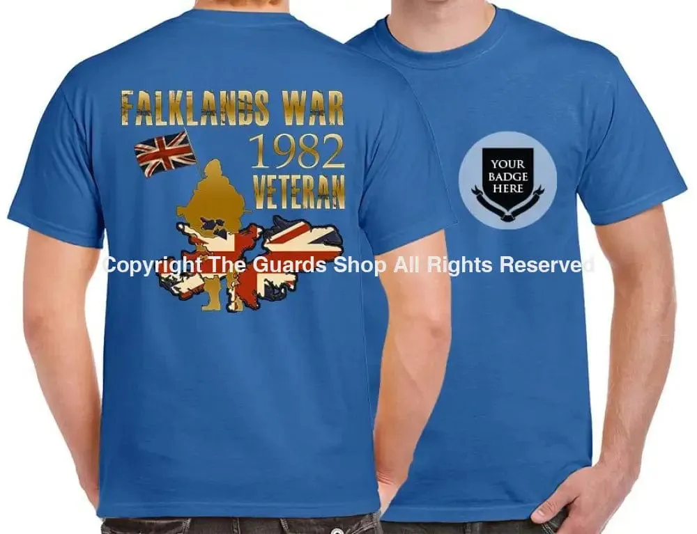 FALKLANDS WAR VETERAN Double Print T-Shirt