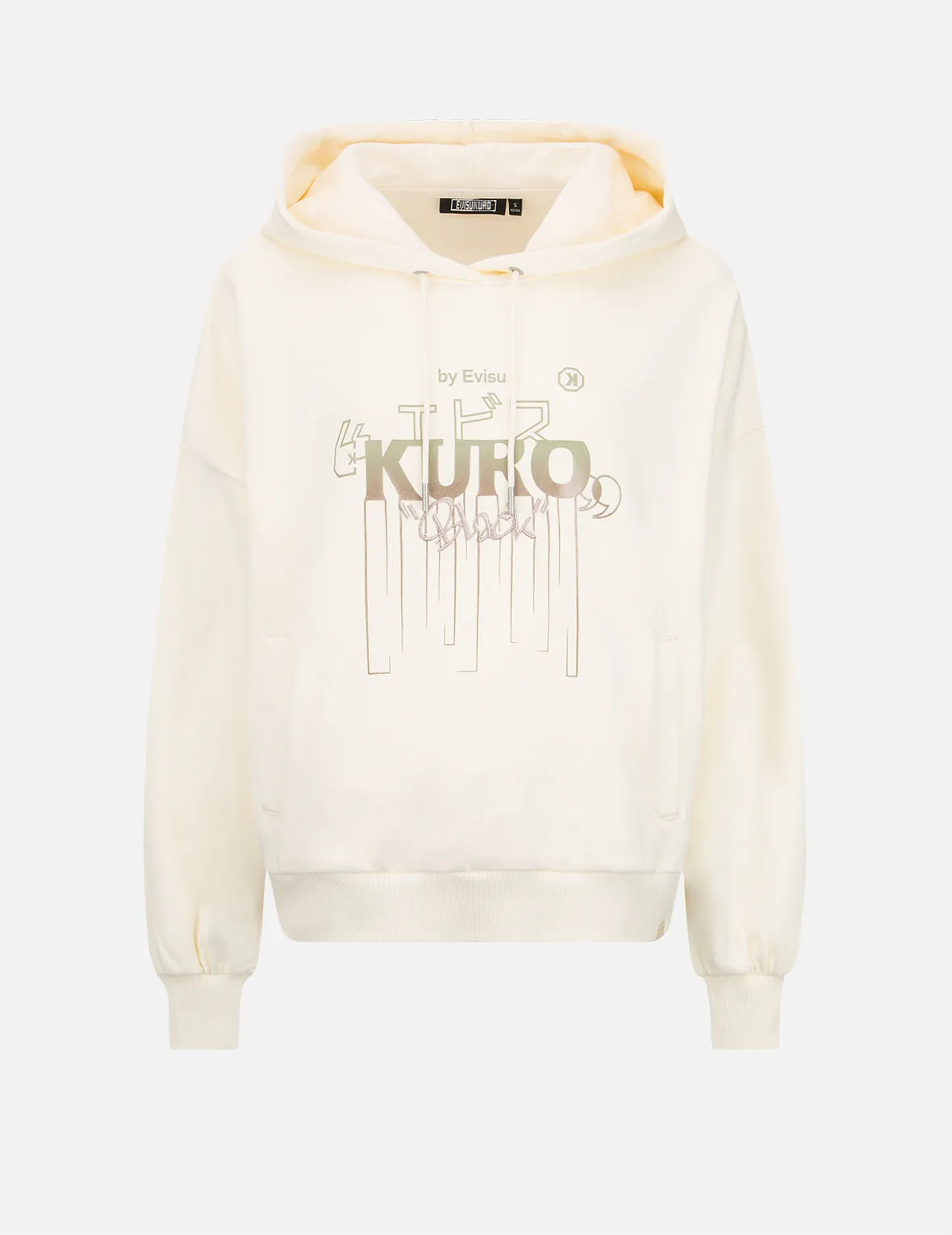 Gradient Dripping Logo Print Hoodie