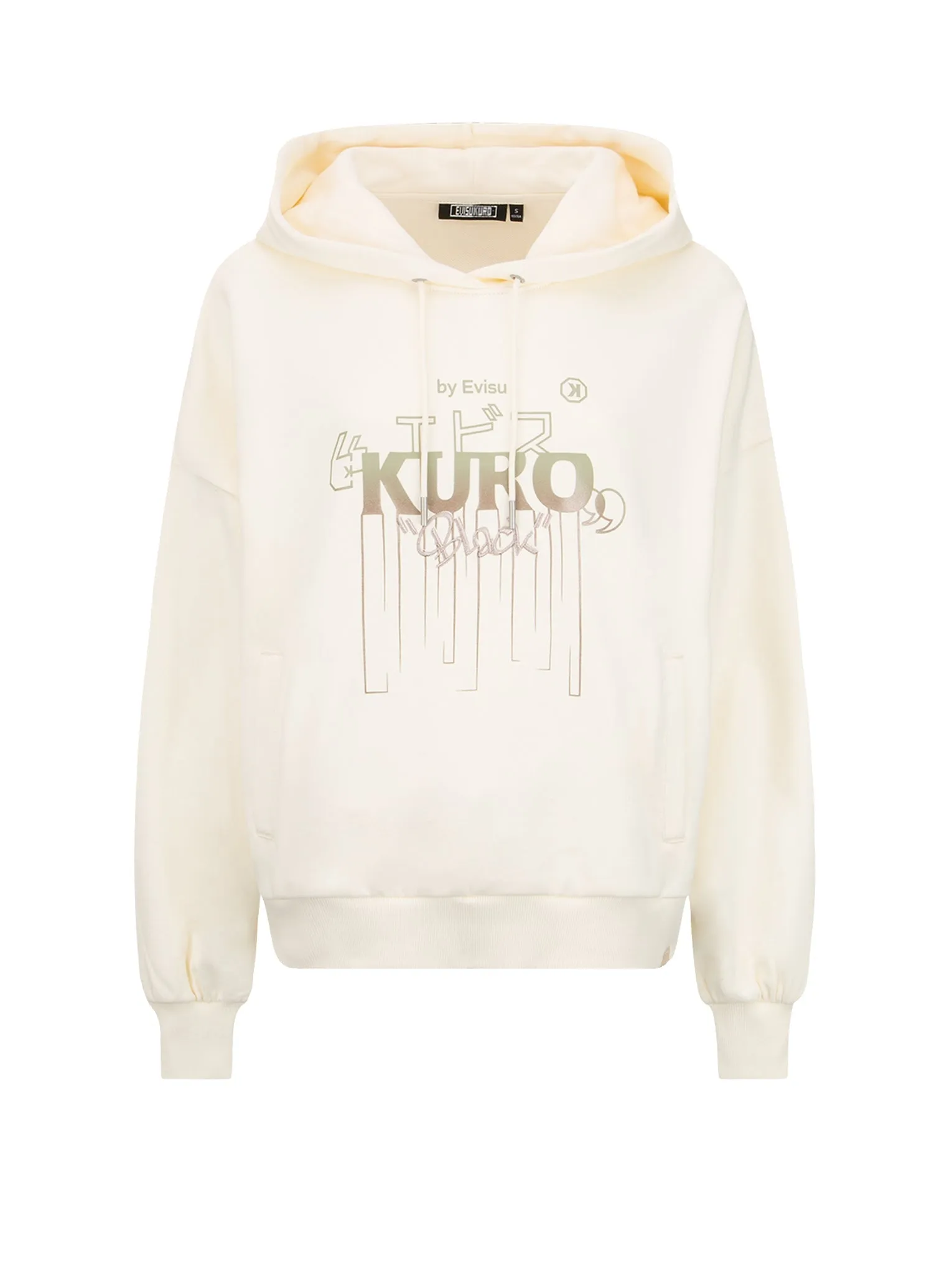 Gradient Dripping Logo Print Hoodie