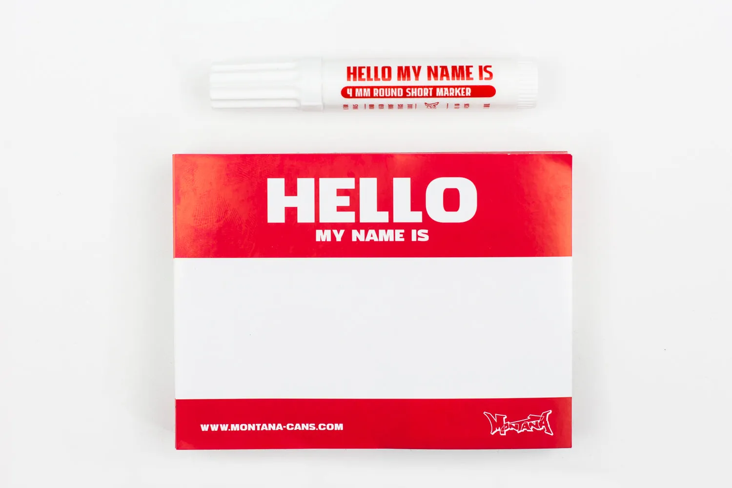 Hello My Name Is  - Montana Brand Stickers