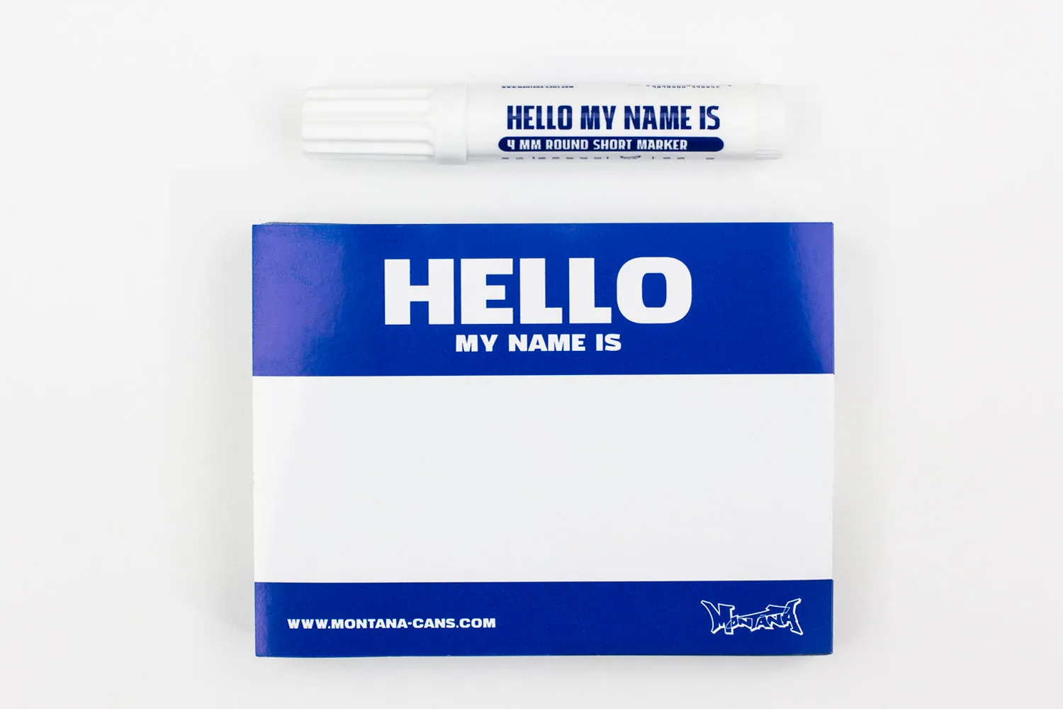 Hello My Name Is  - Montana Brand Stickers