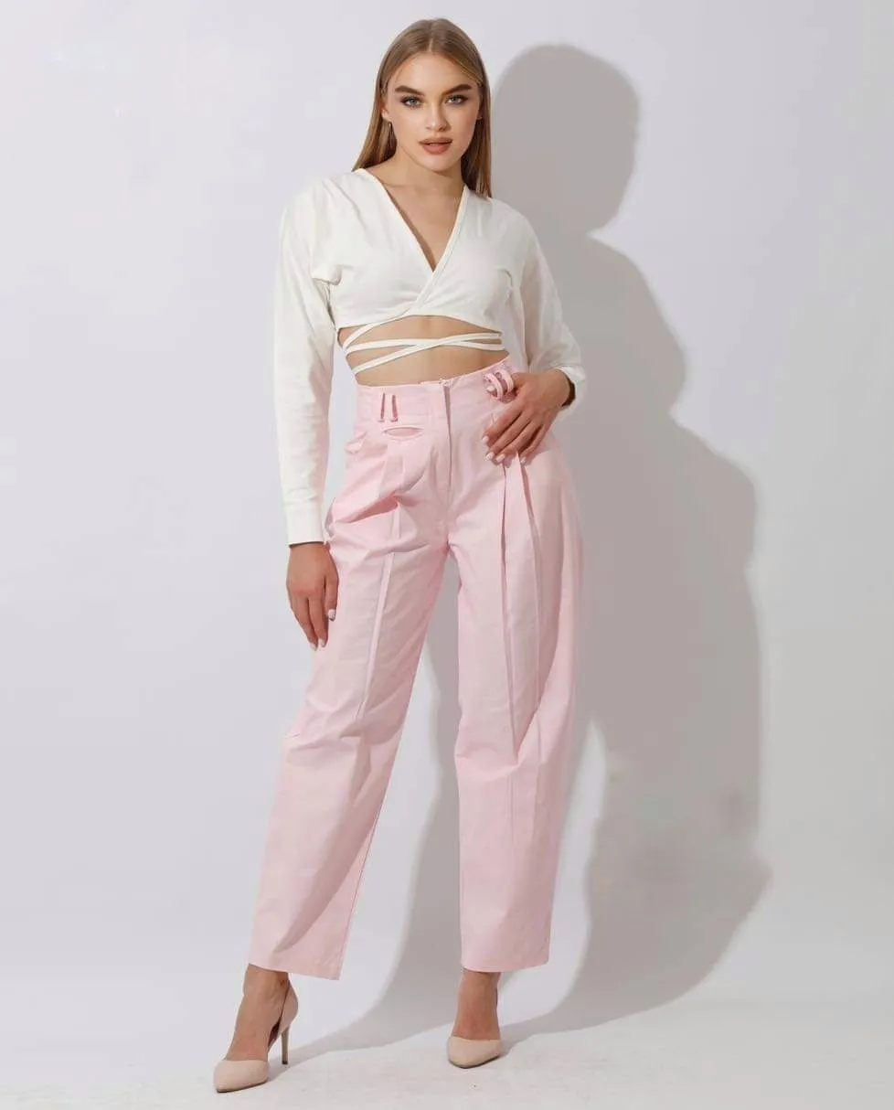 High waist - Gabardine Pants