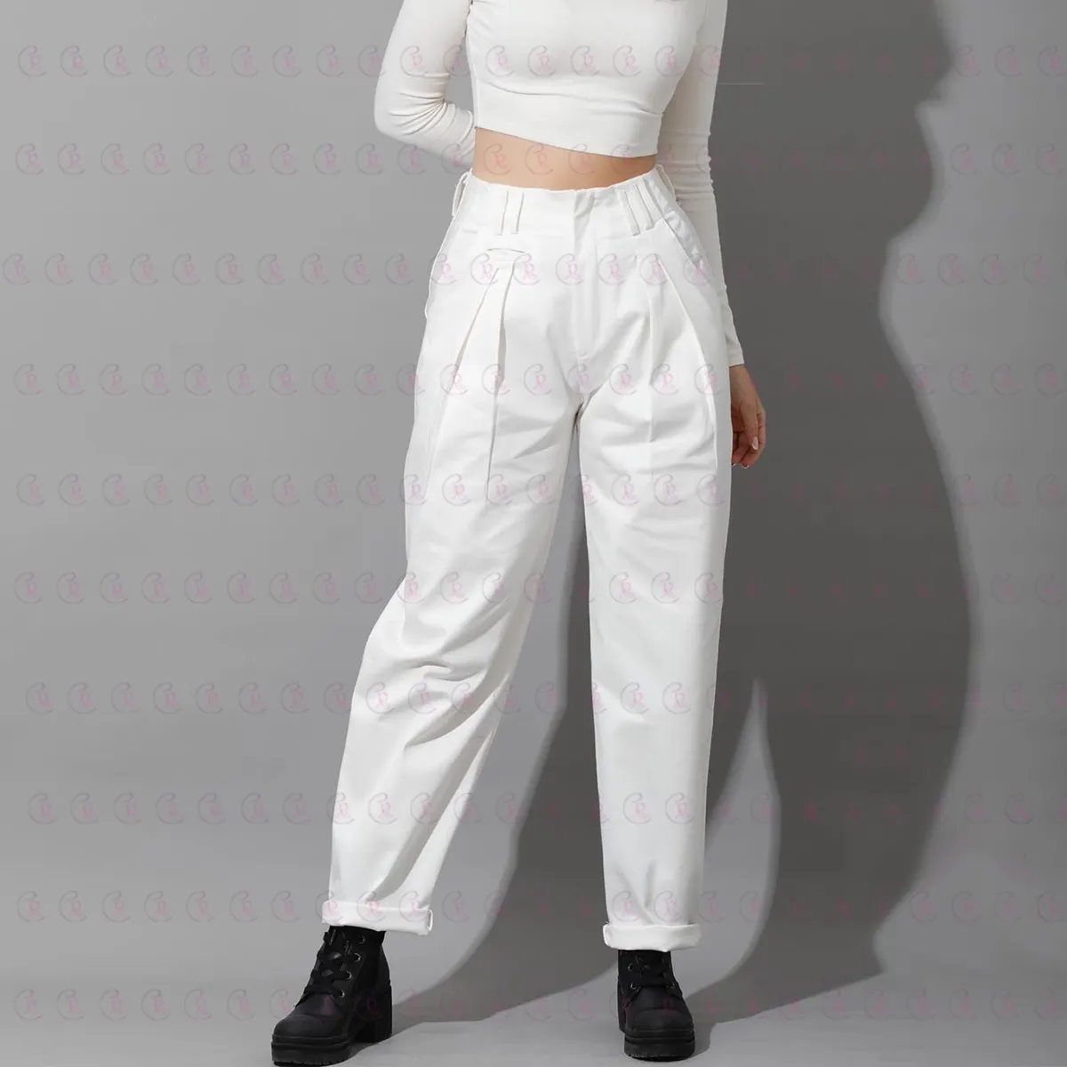 High waist - Gabardine Pants