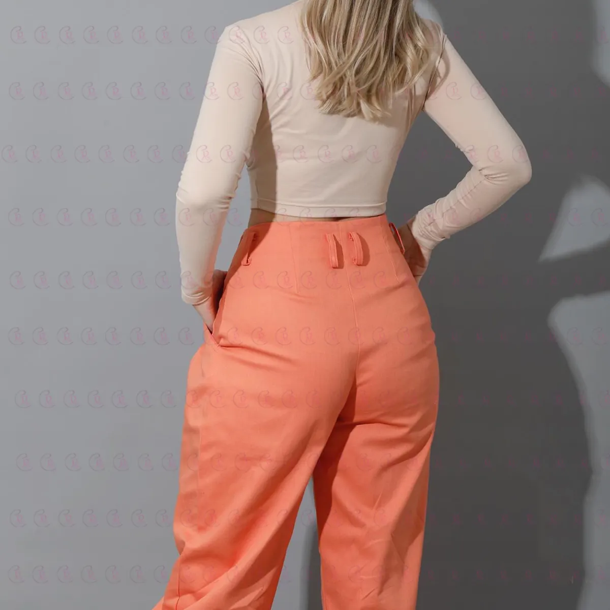 High waist - Gabardine Pants