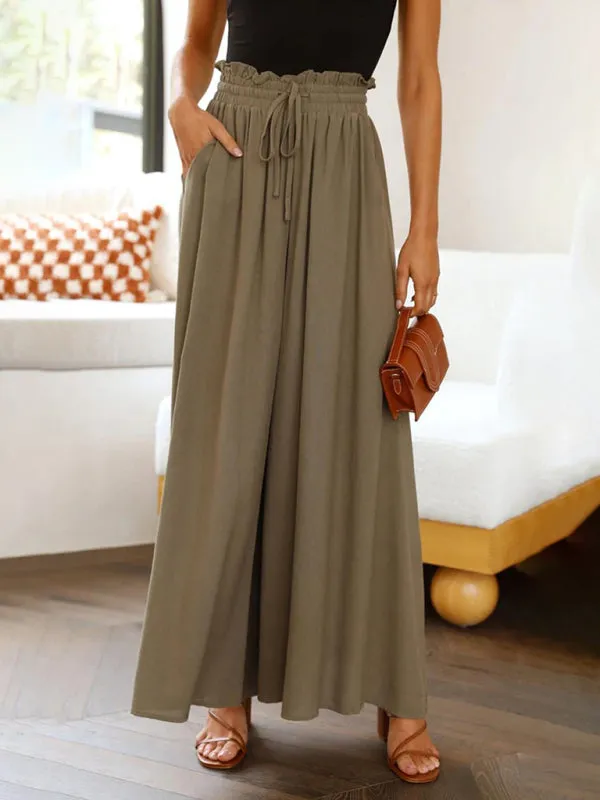 High Waisted Wide Leg Pants