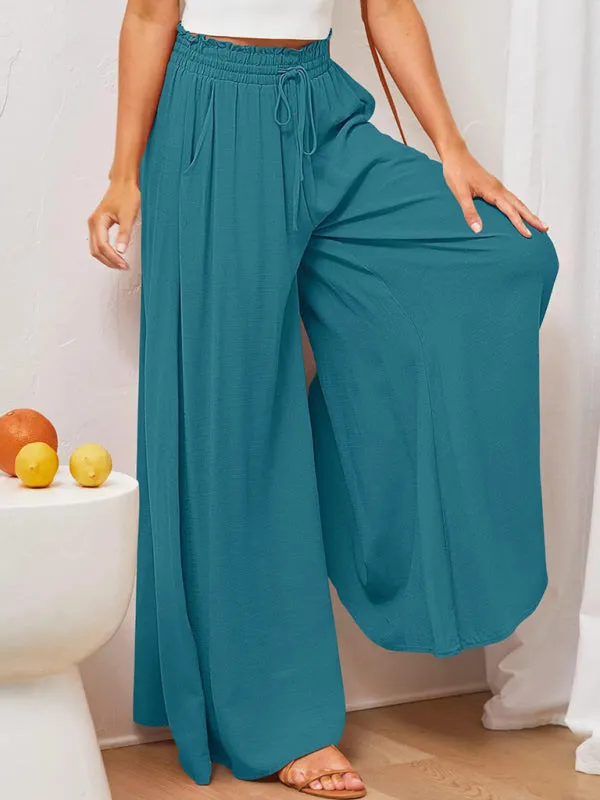 High Waisted Wide Leg Pants