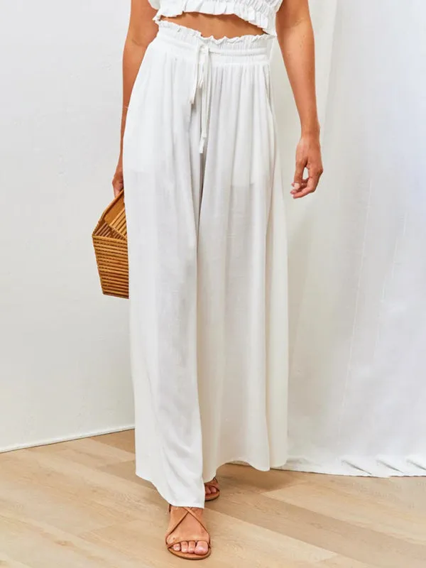 High Waisted Wide Leg Pants