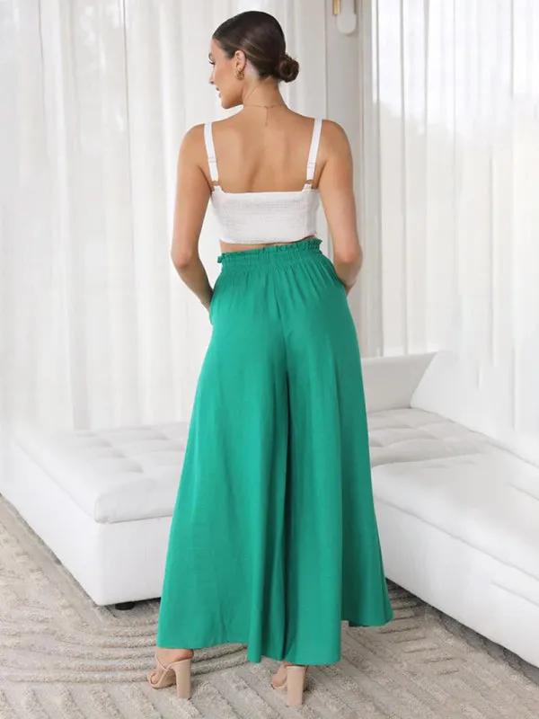 High Waisted Wide Leg Pants