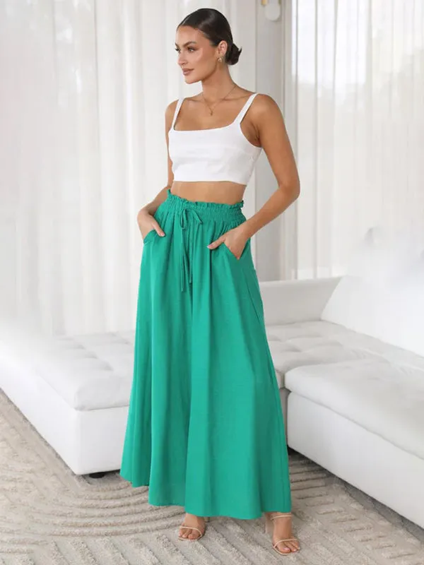 High Waisted Wide Leg Pants