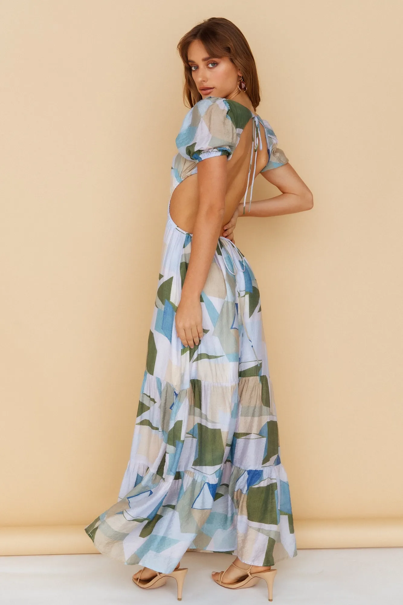 Impression Maxi Dress Blue