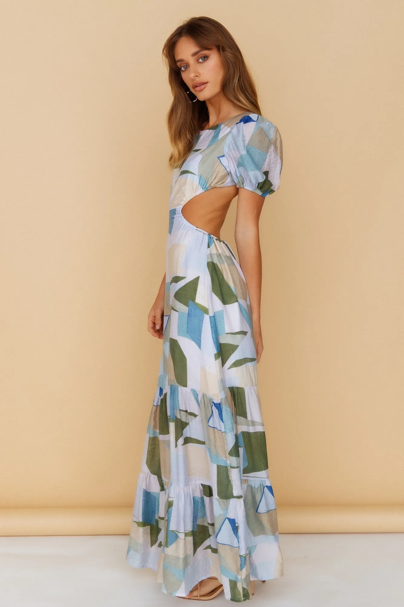 Impression Maxi Dress Blue