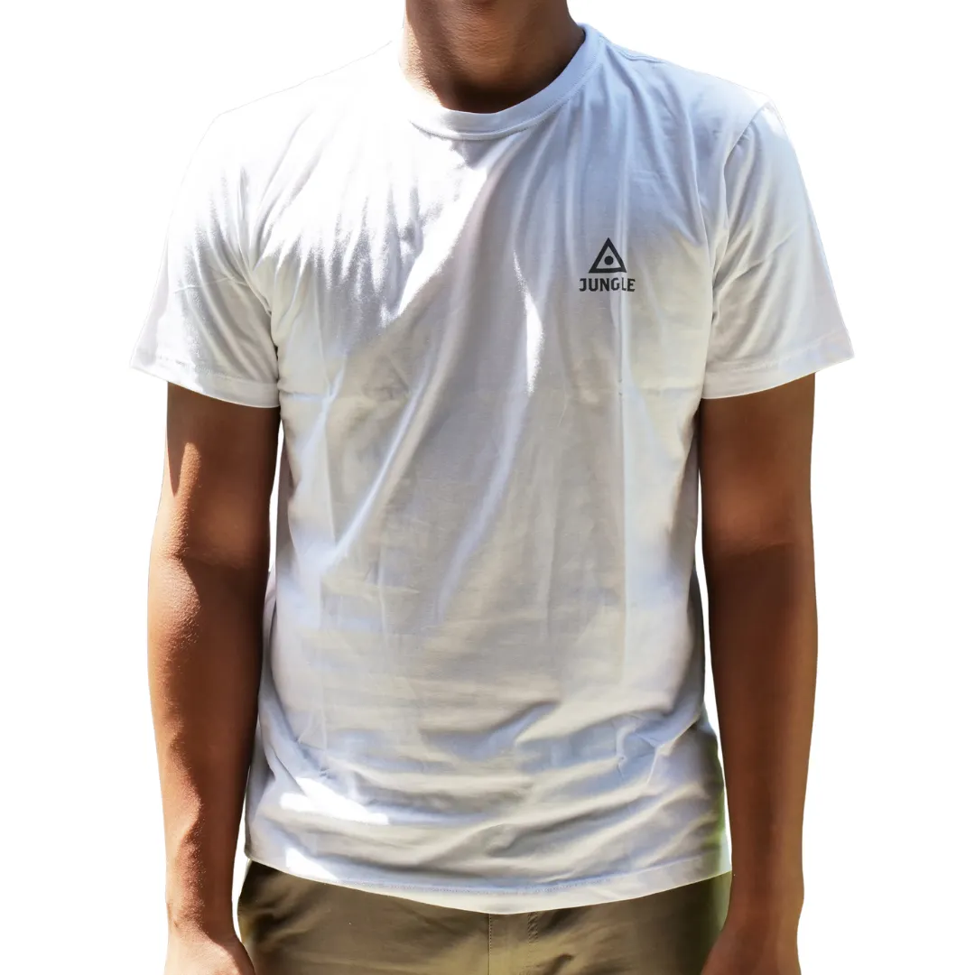 Jungle Corpo Side Tee - Man White