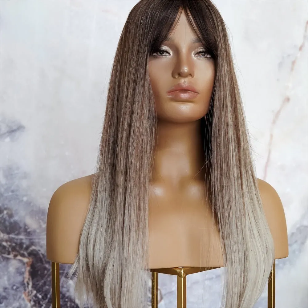 KENDAL Brown Ombre Fringe Wig