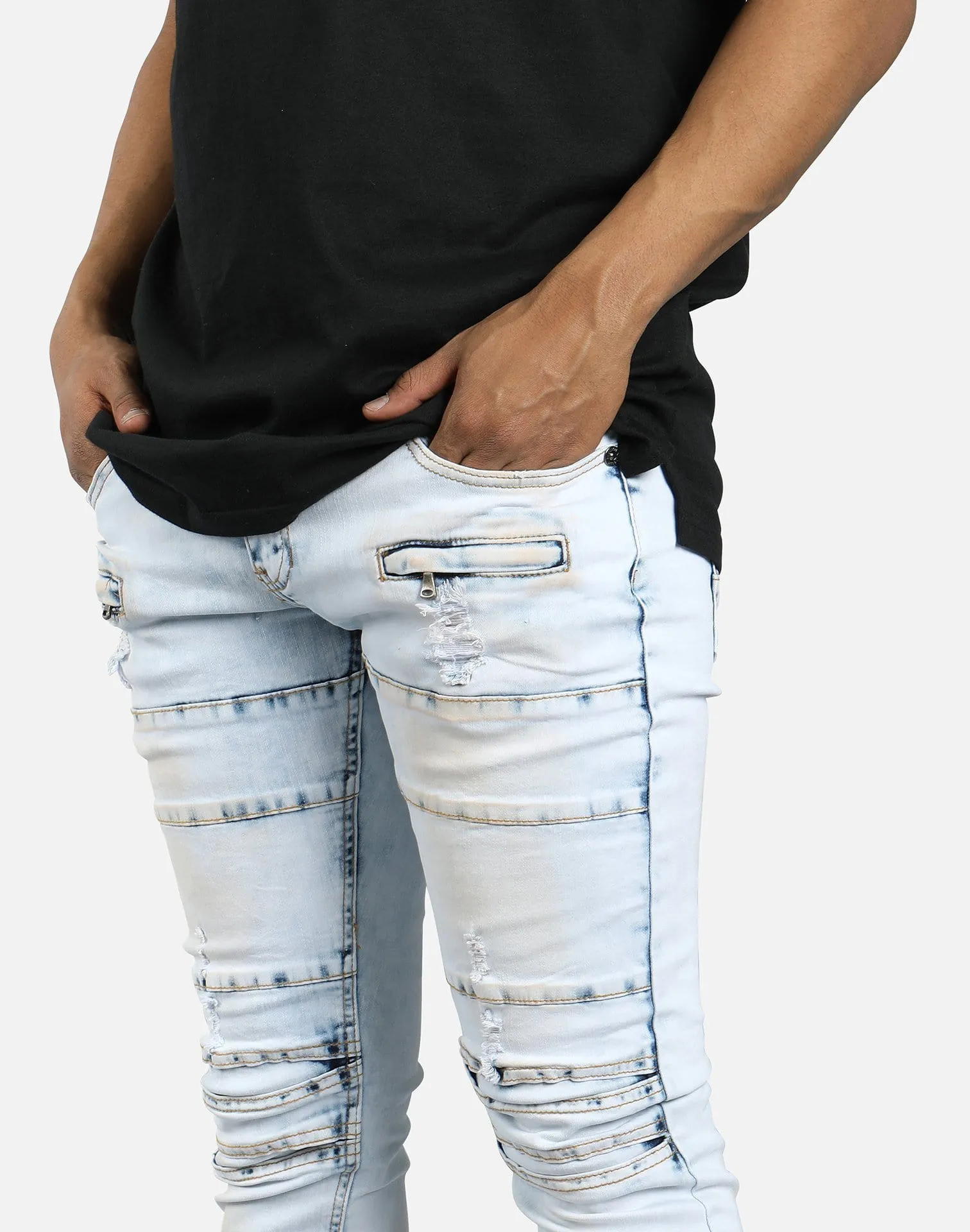 Kilogram LINE SEAM BLEACHED JEANS