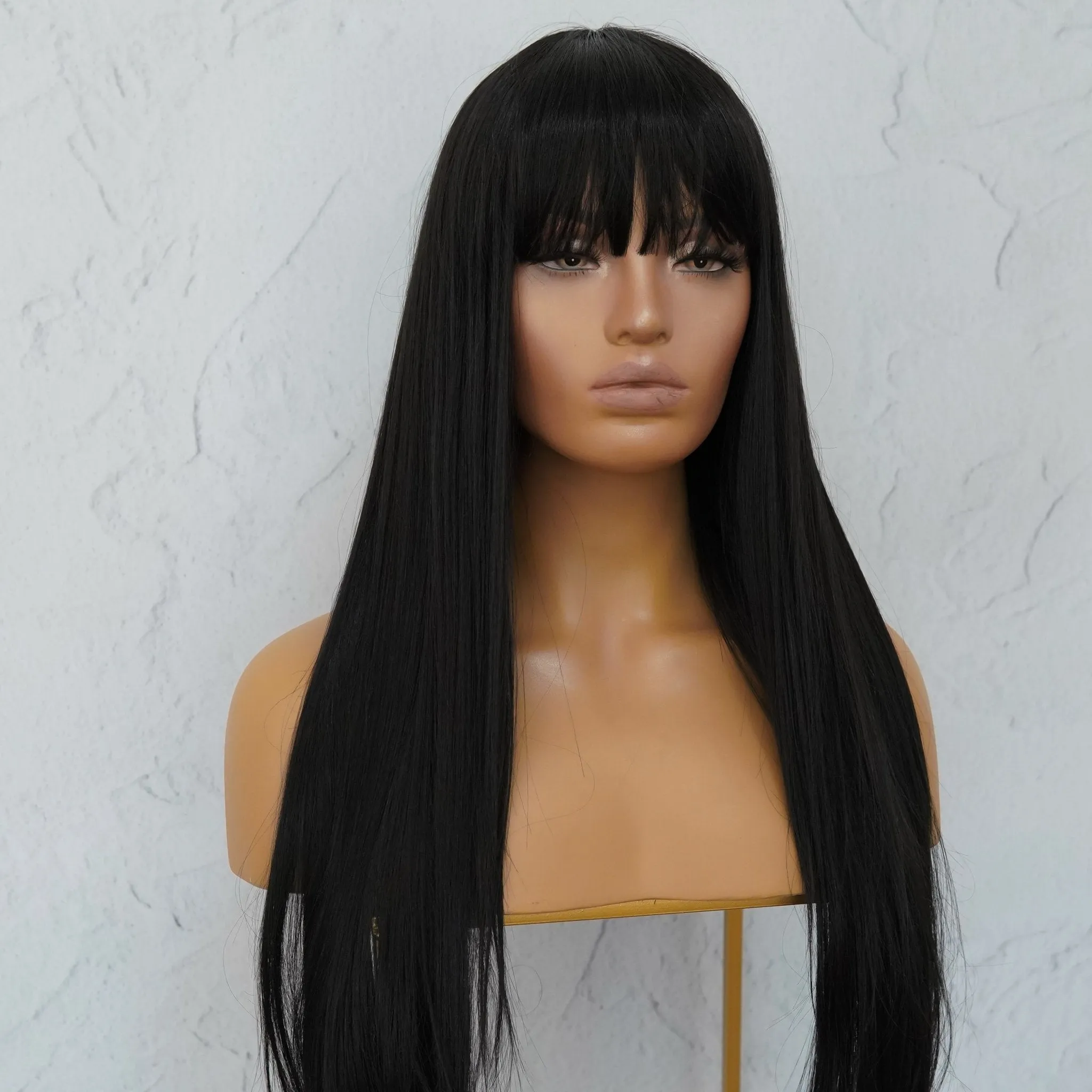 KITANA MORTAL KOMBAT COSPLAY - MONTANA Black Fringe Wig