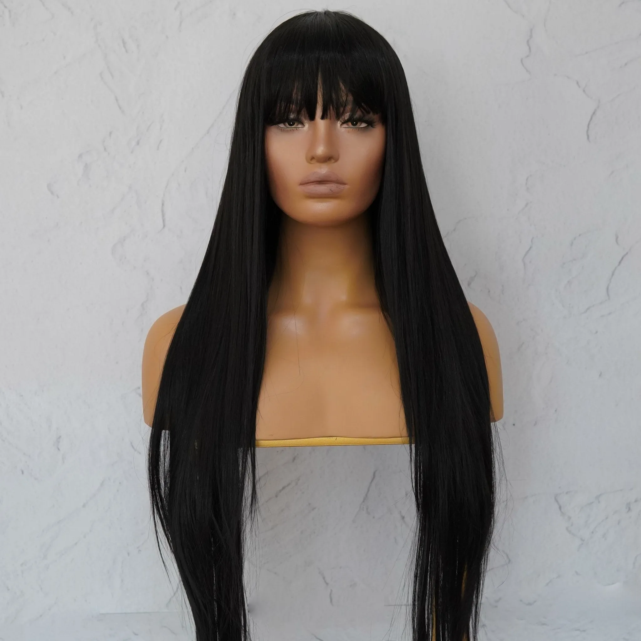 KITANA MORTAL KOMBAT COSPLAY - MONTANA Black Fringe Wig