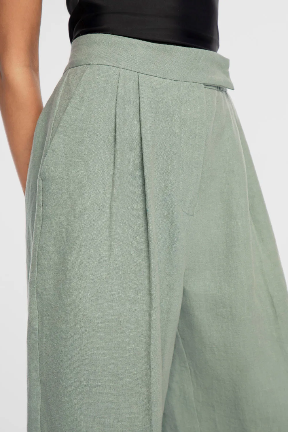 Linen Wide Leg Pants