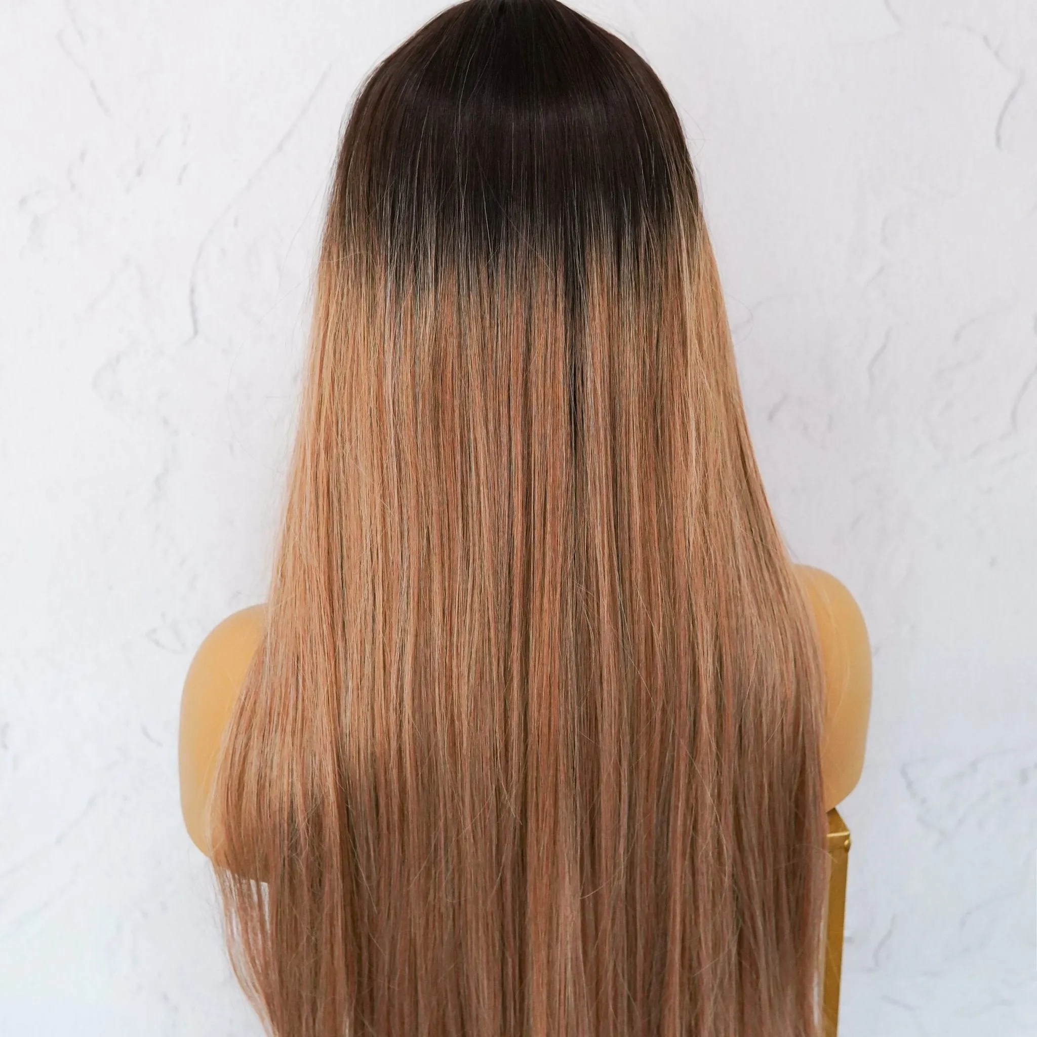 LIRA Caramel Ombre Fringe Wig