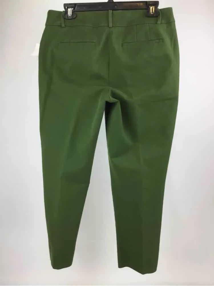 Loft Women Size 6 Green Cloth straight leg Pants