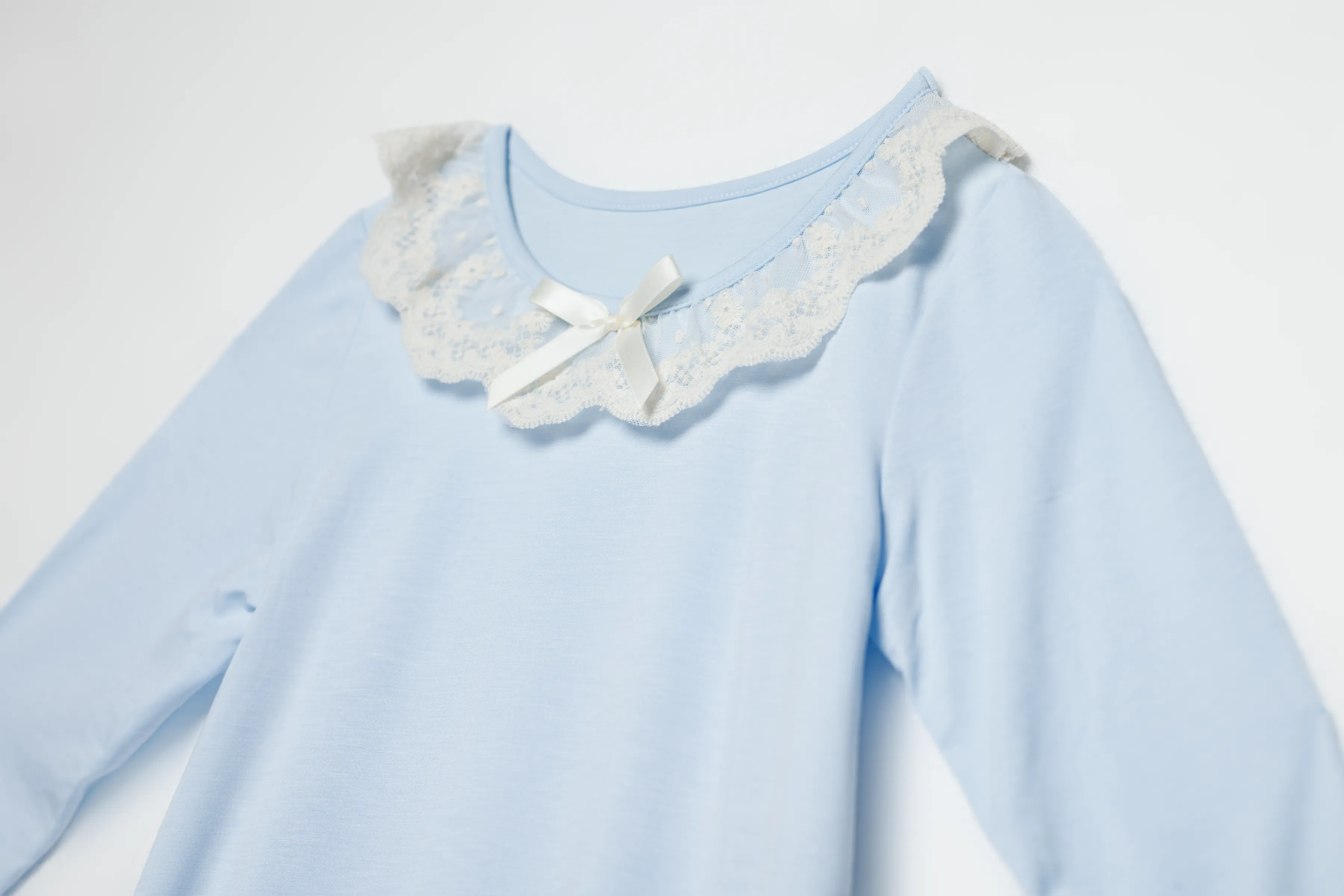 LUCIE - GIRLS NIGHTDRESS IN LIGHT BLUE